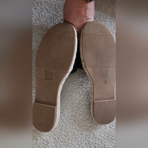 New Shu Shop Catherine" Quilted Espadrille Slides Size 8.5 - Picture 6 of 9